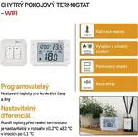 EMOS Pokojový programovatelný bezdrátový WiFi GoSmart termostat P56211