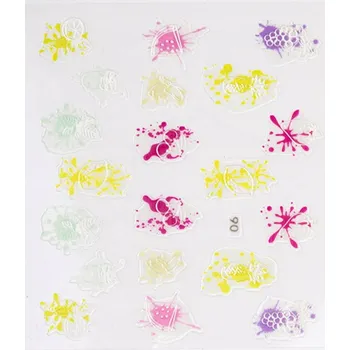 Samolepky na zdobení nehtů, samolepicí, 3D akrylové ovoce Č. 06