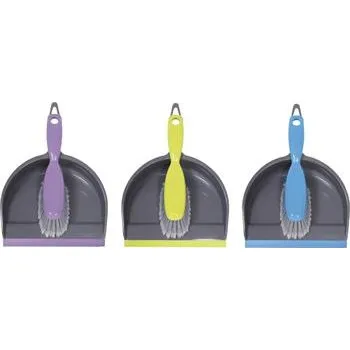 MASTA zametací sada plastová lopatka s gumovou hranou+smetáček z PVC