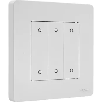 Centrální jednotka pro chytrou domácnost MOES Smart Switch (light+Sence) - Zigbee chytrý vypínač a ovladač scén Bílá