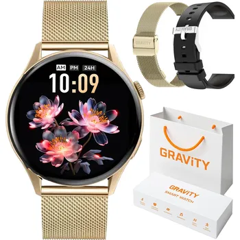 Chytré hodinky Chytré Hodinky Gravity GT11 - zlaté provedení