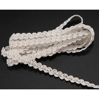 Galonový prýmek - off white - šíře 0,6 cm