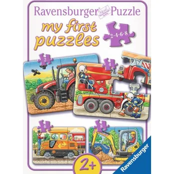 puzzle pro nejmenší RAVENSBURGER Moje první puzzle - Zásahová vozidla 4v1