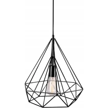 SKELETON závěsné svítidlo 1xE27 černé HP1335-BL