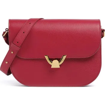 Kabelka Coccinelle Dew kožená kabelka přes rameno červená + doprava zdarma