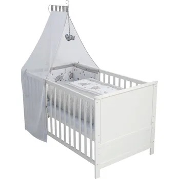 Dětská postýlka roba Dětská postýlka, 70 x 140 cm (Jumbo dvojčata šedá)