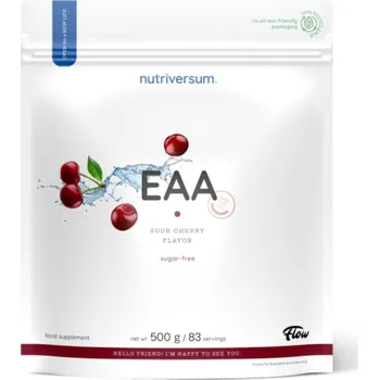 Aminokyselina Nutriversum EAA, Aminokyseliny, 500 g Příchuť: Višeň