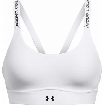 Podprsenka Podprsenka Under Armour Infinity Mid 2.0 Bra Velikost podprsenky: L (A-C) / Barva: bílá/černá