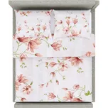 Tegatex Povlečení krep - lososová magnólie 70*90 cm, 140*200 cm
