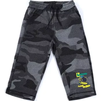 Chlapecké kraťasy Dětské chlapecké 3/4 tepláky Wolf T2841 šedé