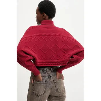 Dámský svetr Kašmírový svetr Answear.LAB 2722.fh červená 33X, vel. L