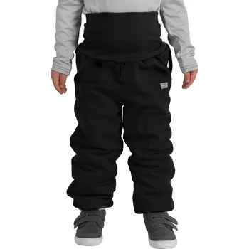 Chlapecké kalhoty Batolecí softshellové oteplovačky s beránkem Plus, Černá Velikost: 86/92