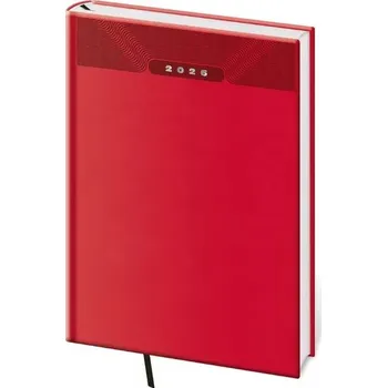 Diář Diář 2026 týdenní A5 Print Classic - červená