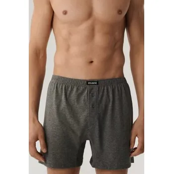 Trenýrky 2PACK trenýrky Atlantic 2BMB-003 Šedo-černá XL