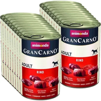Krmivo pro psa Animonda GranCarno Adult konzerva hovězí 18x400g