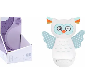 Hračka pro nejmenší USÍNÁČEK s osvětlením a hudbou SOVA