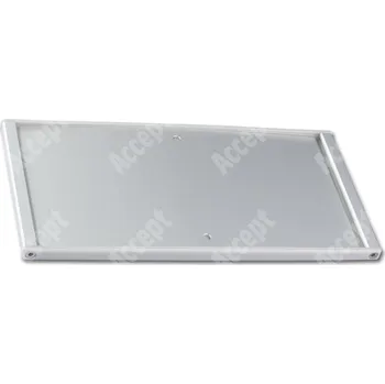 Informační tabulka Stříbrná dveřní tabulka Klassik Plus 222 o velikosti&nbsp;105 x 222 mm