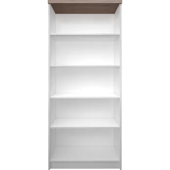 Knihovna MIXIO vysoký otevřený regál 80 dub sonoma/bílá