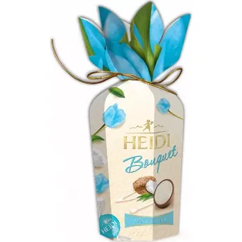 Čokoláda Heidi Bouquet mléčné čokoládové pralinky s kokosovou náplní 120g (Heidi Bouquet mléčné čokoládové pralinky s kokosovou náplní 120g)
