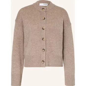 Dámský svetr Selected Femme Dámský Pletený Kardigan S Kašmírem, béžová, 40
