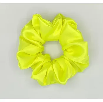 Saténová Scrunchie gumička reflexní L - klasik