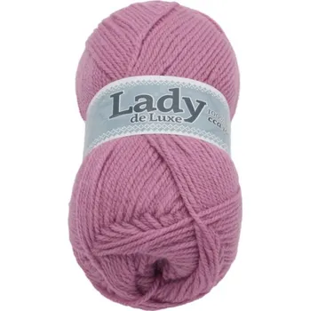 Příze Příze LADY de Luxe Růžová BX6754 - 100g / 238 m