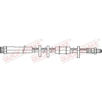 Brzdová hadice Brzdová hadice QUICK BRAKE 32.922