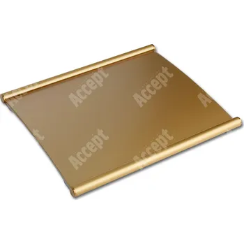 Informační tabulka Zlatá dveřní tabulka Plato 150 o velikosti 187 x 150 mm