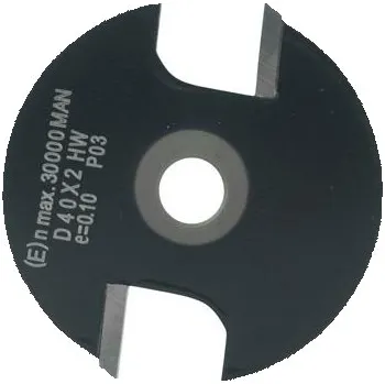 Řezný kotouč ENT kotoučová drážkovací fréza HW bez frézovacího vřetena 40 x 2 mm