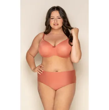 Podprsenka Bezešvá podprsenka DreamBra Cinnamon Nude se skrytými kosticemi Timo 041840 - výprodej Barva: Oranžová, Velikost: 70K