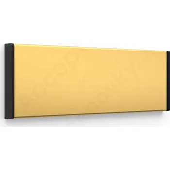 Informační tabulka Zlatá&nbsp;dveřní tabulka&nbsp;ACS&nbsp;o velikosti&nbsp;187 x 62 mm&nbsp;s&nbsp;nezásuvným systémem