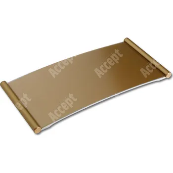 Informační tabulka Zlatá dveřní tabulka Plato 210&nbsp;o velikosti&nbsp;105 x 210 mm