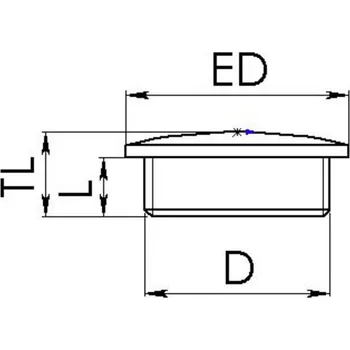 Wiska 10063153 EMVS 20 záslepka nárazuvzdorný M20 kov přírodní 100 ks