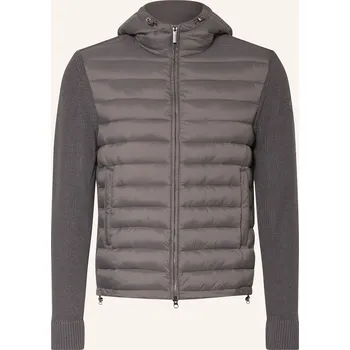 Colmar Pánská Prošívaná Bunda Ze Směsi Materiálů, šedá, 56
