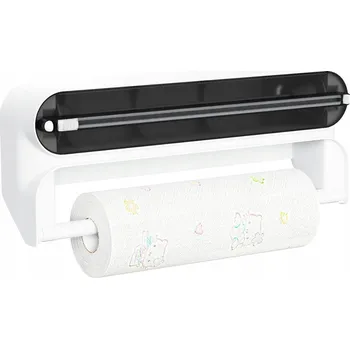 Příslušenství k vrtačce Dávkovač fólie a držák kuchyňských utěrek 2v1, organizér