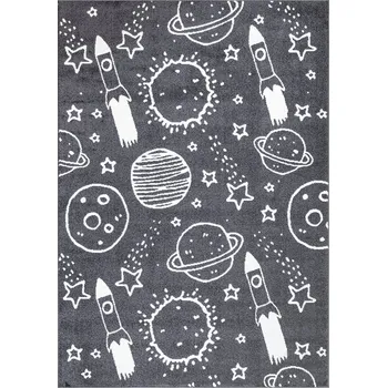 Koberec Koberec pro děti ANIME Šedý Vesmír - 80 x 150