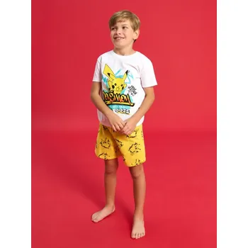 Chlapecké spodní prádlo Sinsay - Dvoudílné pyžamo Pokémon - bílá - 6894R-00X - 6894R-00X-128