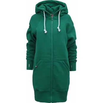 Dámská mikina DeepTrip Mikina Green Zip Velikost: S/M