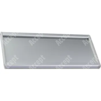 Informační tabulka Stříbrná dveřní tabulka Klassik Plus 087 o velikosti&nbsp;187 x 87 mm