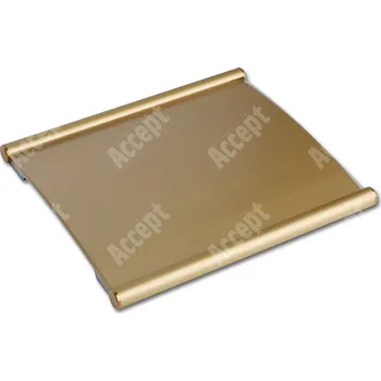 Informační tabulka Zlatá dveřní tabulka Plato 120&nbsp;o velikosti&nbsp;148 x 120 mm