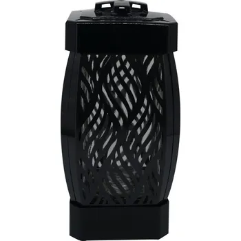 Lucerna Madona Hřbitovní Lucerna Glamur 26 cm mozaika černá