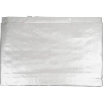 Procraft Nepromokavá extra silná plachta s oky 200 g/m2 stříbrná, 5 x 4 m