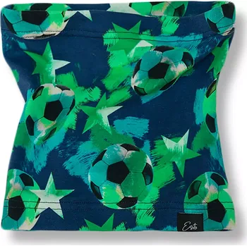 Nákrčník ESITO | Bavlněný nákrčník Fotbal - modrá / 44