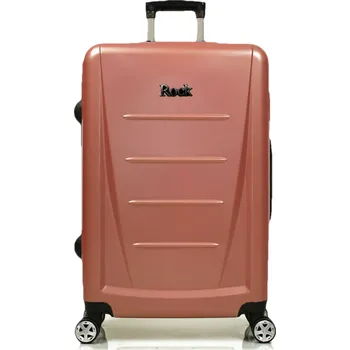 Cestovní kufr ROCK TR-0229/3-L ABS - růžová 97 l + Sleva 5% s kódem AKCE5