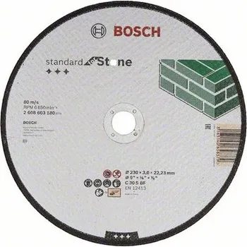 Příslušenství k brusce BOSCH Dělicí kotouč rovný Standard for Stone Professional (2608603180)