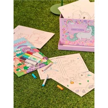 omalovánky Sinsay - Omalovánka se smývatelnými mini fixy - růžová - 968GG-30X - 968GG-30X-ONE