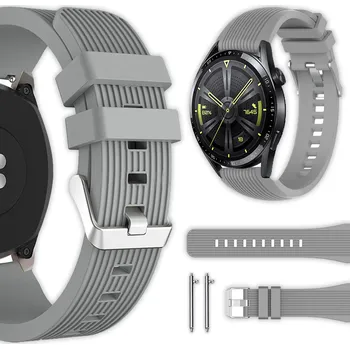 Řemínek na hodinky Řemínek Vanfone pro Huawei 22mm šedý