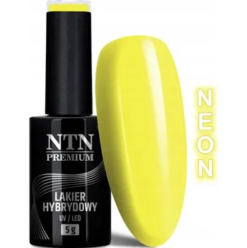Lak na nehty Hybridní lak NTN 5g California Žlutý Neonový Č. 143