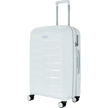 Cestovní kufr ROCK TR-0241/3-M PP - bílá 59 l + 15% expander + Sleva 5% s kódem AKCE5