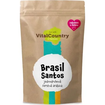 Káva Vital Country s.r.o. Zrnková káva Brasil Santos 250g
